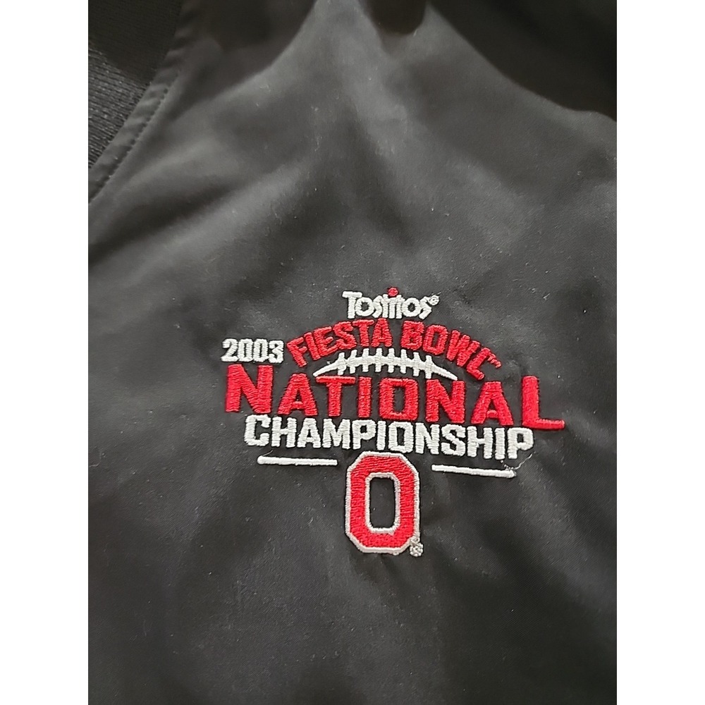 2003 Ohio State Buckeyes Jacket Windbreaker Fiesta Bowl National Championship Lg - Picture 2 of 7
